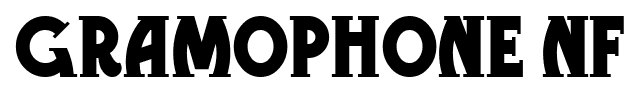 Gramophone NF font